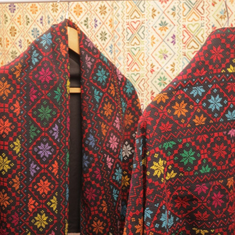 Sinai-Schal mit Mosaikstickerei